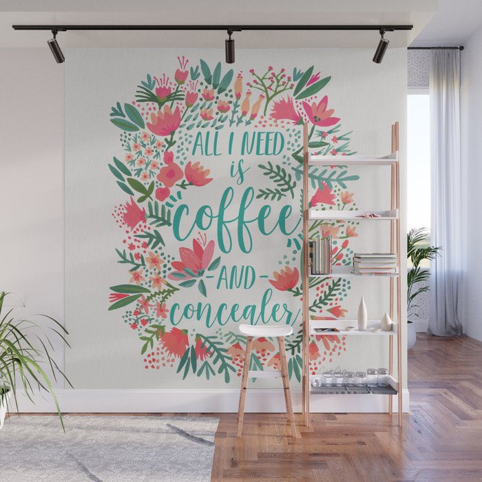 Coffee & Concealer - Juicy Palette Wall Mural Gallery Image 1