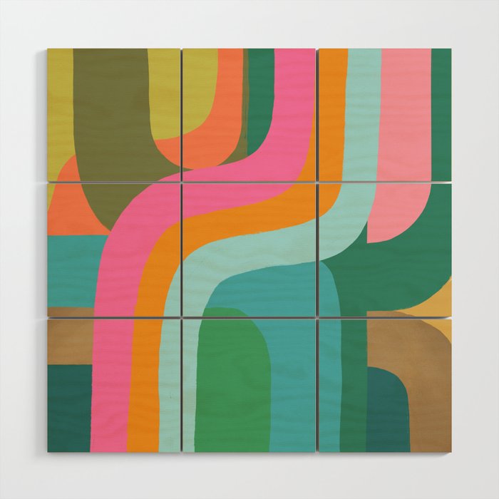 Go with the Flow Wood Wall Art Gallery Image 1