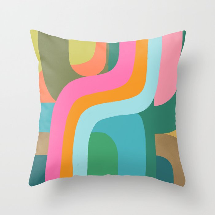 Go with the Flow Throw Pillow Gallery Image 6