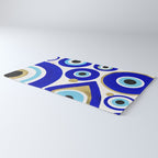 Evil Eye Charms on White Rug Gallery Image 3