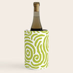 Ripple Effect Pattern Chartreuse Wine Chiller Gallery Image 2