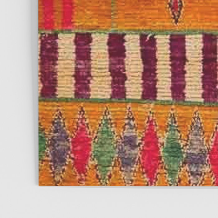 Orange Traditional Moroccan Design Poster Gallery Image 3