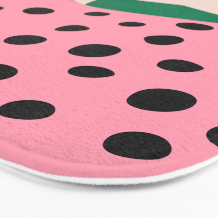 The Stare 3: Pink Cheetah Edition Bath Mat Gallery Image 3