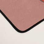 blooming abstract pink Desk Mat Gallery Image 4