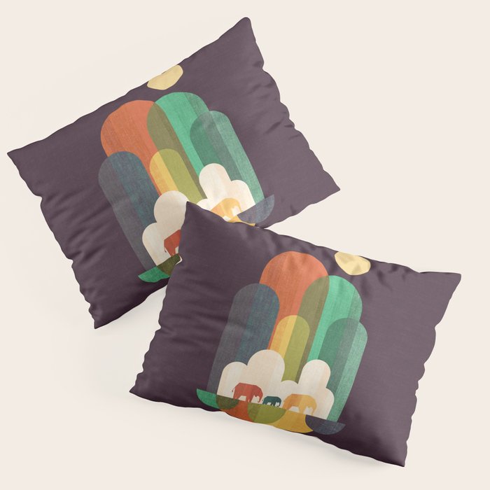Elephant walk Pillow Sham Gallery Image 3
