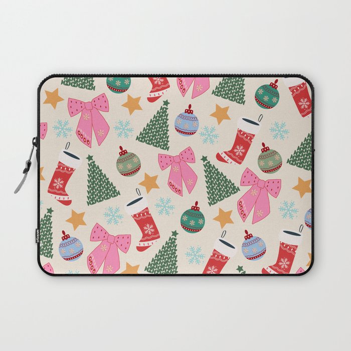 Cute Christmas Laptop Sleeve Gallery Image 1