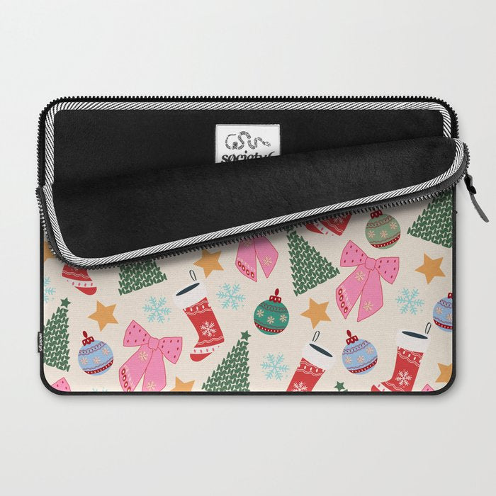 Cute Christmas Laptop Sleeve Gallery Image 2