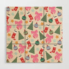 Cute Christmas Wood Wall Art Gallery Image 1
