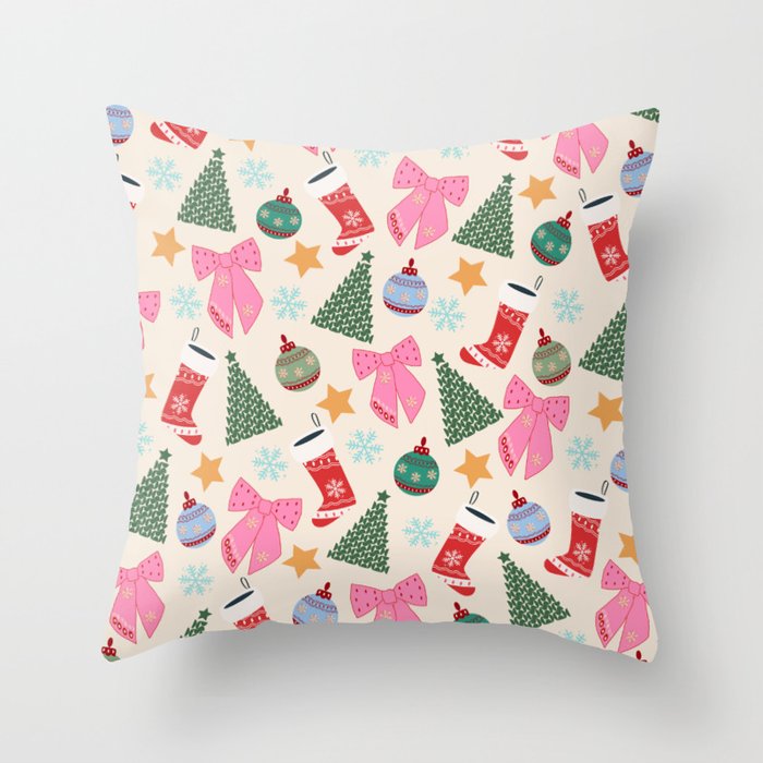 Cute Christmas Throw Pillow Gallery Image 6