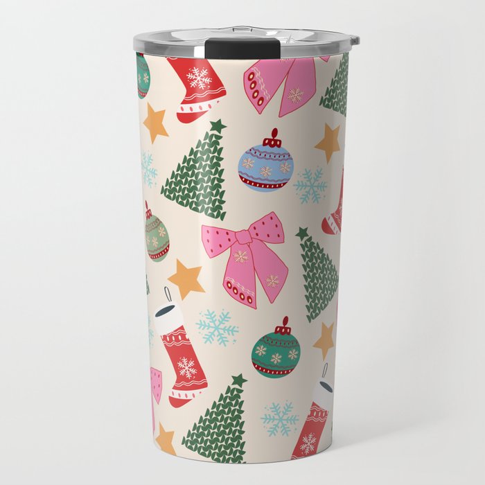Cute Christmas Travel Mug Gallery Image 1