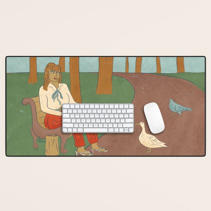 Lunch Break Desk Mat Gallery Image 1
