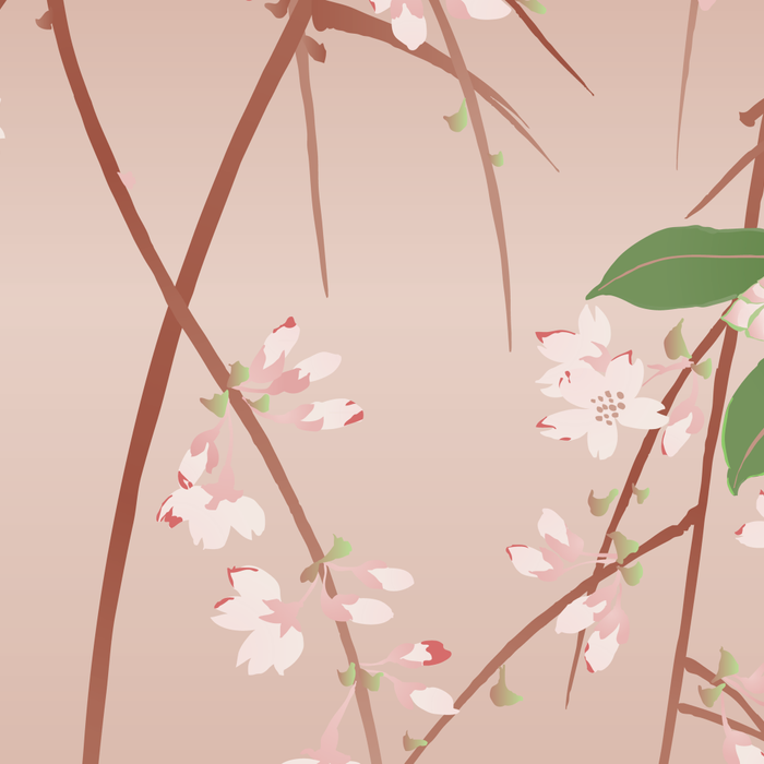 Japanese Spring Flowers Vintage Kimono Pattern Coffee Mug Gallery Image 2