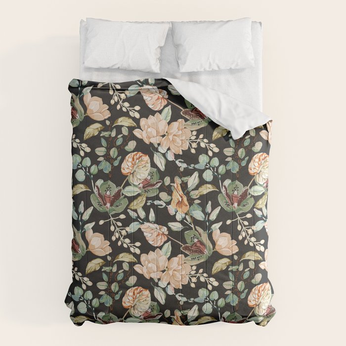 Lush colorful exotic garden C Comforter Gallery Image 6