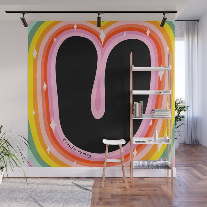 Rainbow U Wall Mural Gallery Image 1