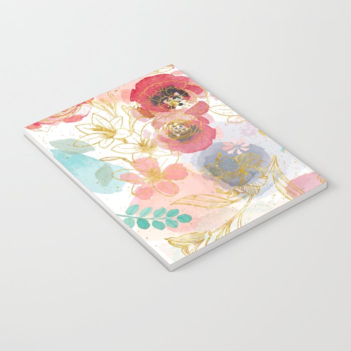 Golden flowers Notebook Gallery Image 3