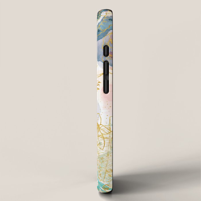 Golden flowers iPhone Case Gallery Image 2