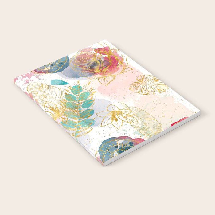 Golden flowers Notebook Gallery Image 2
