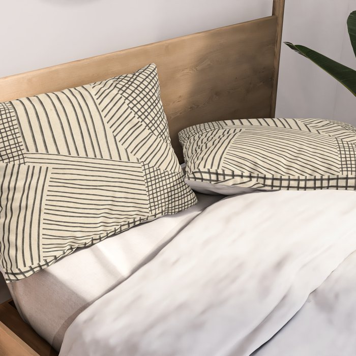 Old Collage Pillow Sham Gallery Image 2