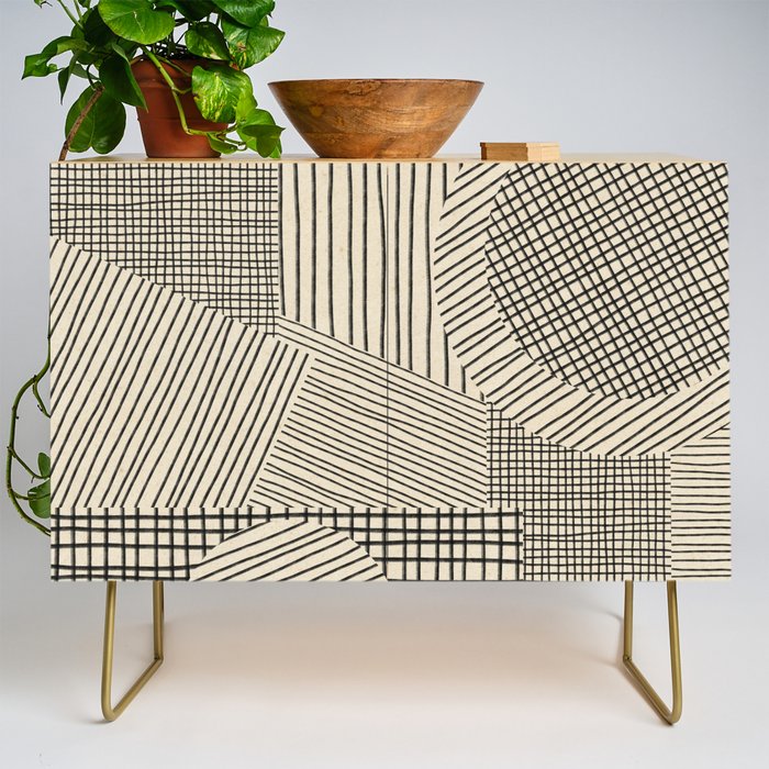 Old Collage Credenza Gallery Image 1