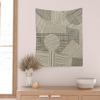 Old Collage Wall Tapestry Gallery Image 2