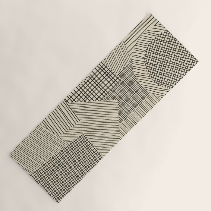 Old Collage Yoga Mat Gallery Image 1