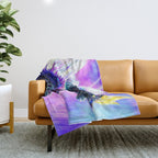 SpaceGodzilla Throw Blanket Gallery Image 1