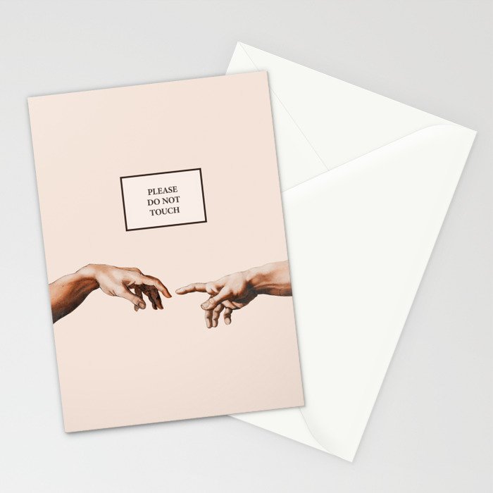 The Creation of Adam by Michelangelo Stationery Card Gallery Image 2