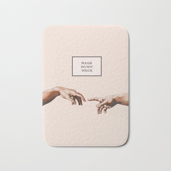 The Creation of Adam by Michelangelo Bath Mat Gallery Image 1