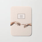 The Creation of Adam by Michelangelo Bath Mat Gallery Image 1