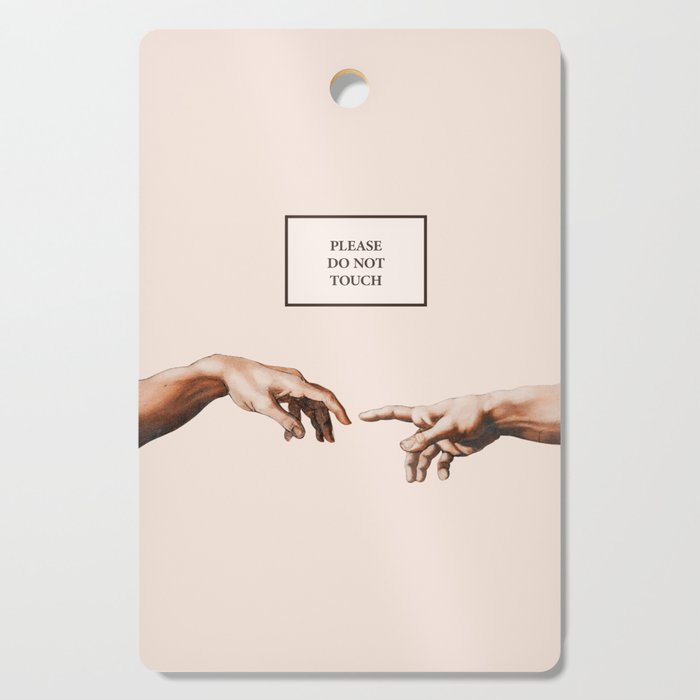 The Creation of Adam by Michelangelo Cutting Board Gallery Image 1