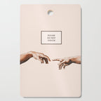 The Creation of Adam by Michelangelo Cutting Board Gallery Image 1