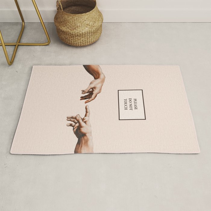 The Creation of Adam by Michelangelo Rug Gallery Image 1