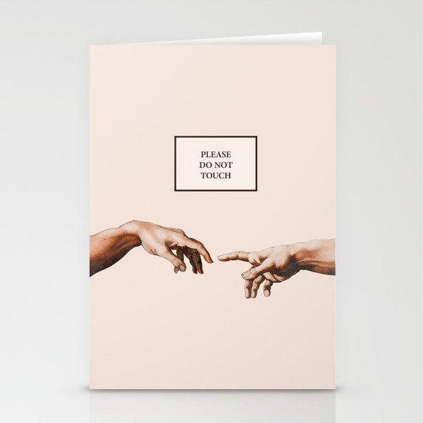 The Creation of Adam by Michelangelo Stationery Card Gallery Image 2