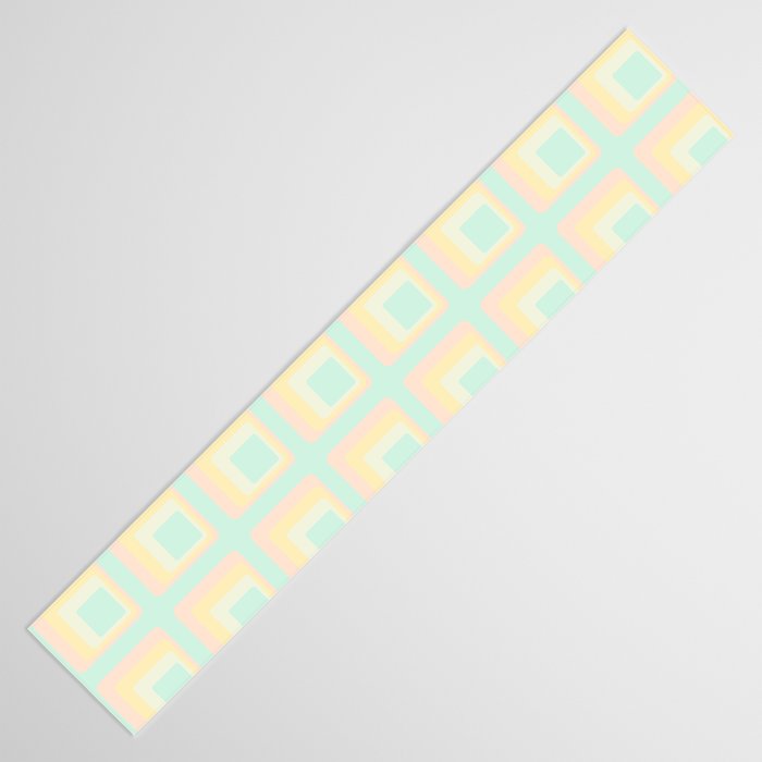 70s mod pale pastels Table Runner Gallery Image 3