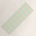 70s mod pale pastels Yoga Mat Gallery Image 1