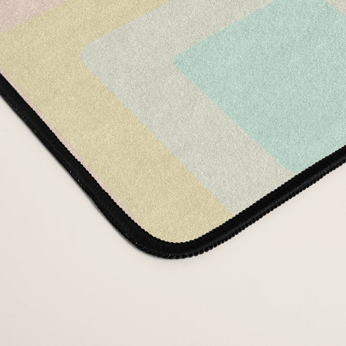 70s mod pale pastels Desk Mat Gallery Image 4