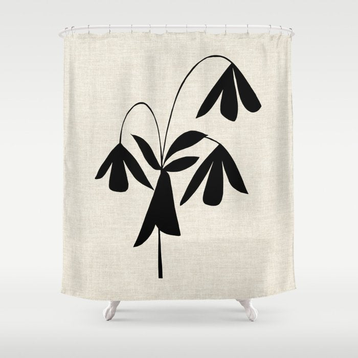 Bell Flower Shower Curtain Gallery Image 1