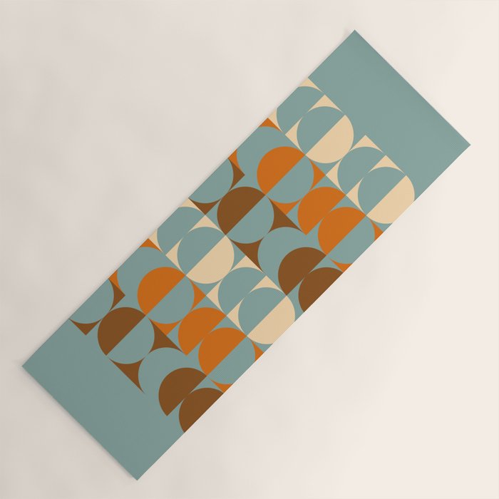 Vintage Geometric 04B Yoga Mat Gallery Image 1