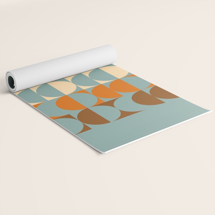 Vintage Geometric 04B Yoga Mat Gallery Image 2