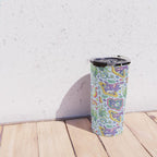 Ocean Portal I: Orca | Whale Space Art Travel Mug Gallery Image 4