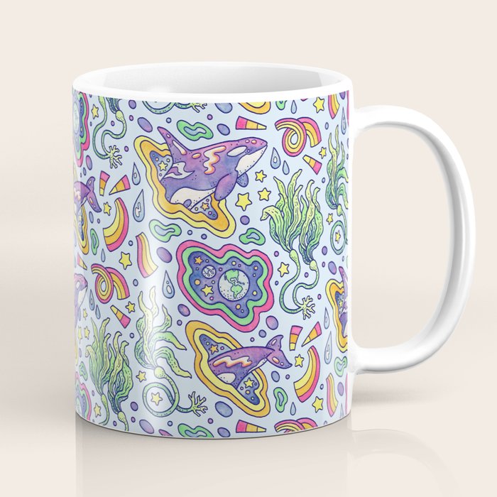 Ocean Portal I: Orca | Whale Space Art Coffee Mug Gallery Image 1