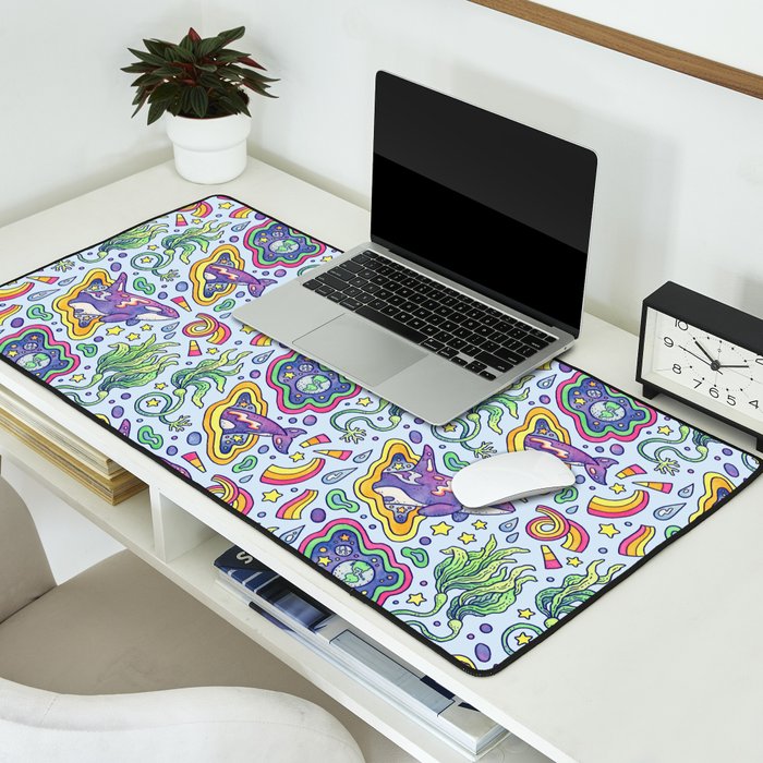 Ocean Portal I: Orca | Whale Space Art Desk Mat Gallery Image 2