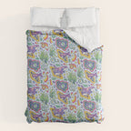Ocean Portal I: Orca | Whale Space Art Duvet Cover Gallery Image 6