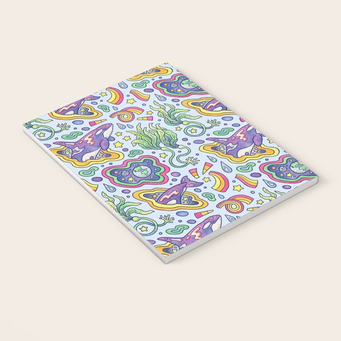 Ocean Portal I: Orca | Whale Space Art Notebook Gallery Image 3