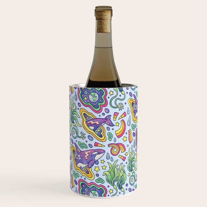 Ocean Portal I: Orca | Whale Space Art Wine Chiller Gallery Image 2