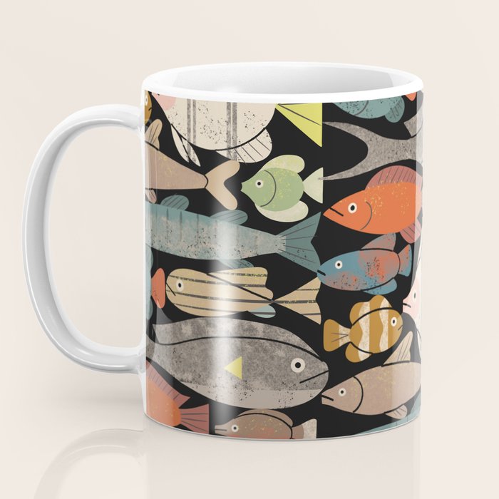 Fish Crowd No. 1 Coffee Mug Gallery Image 3