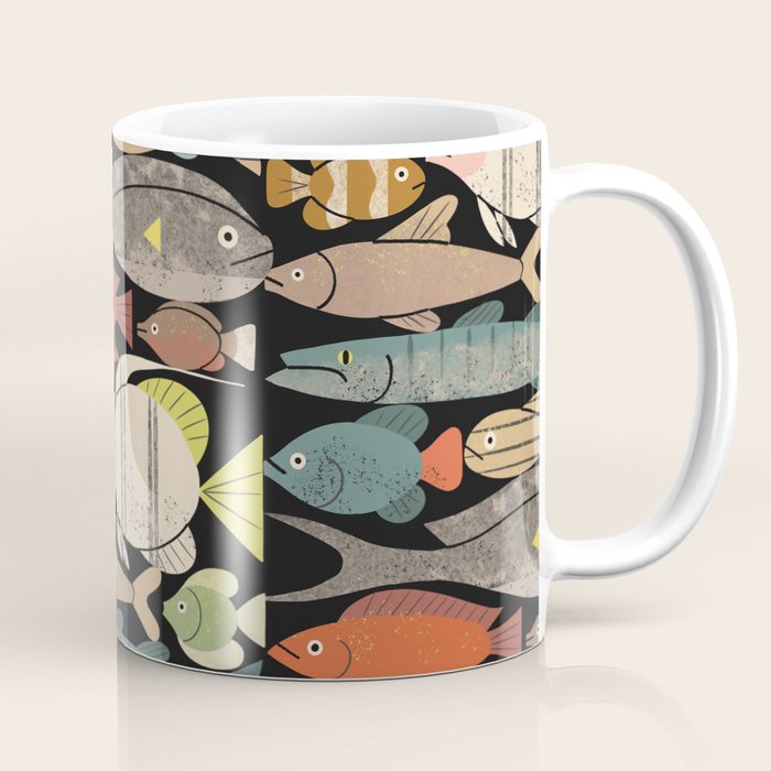Fish Crowd No. 1 Coffee Mug Gallery Image 1