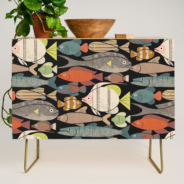 Fish Crowd No. 1 Credenza Gallery Image 1