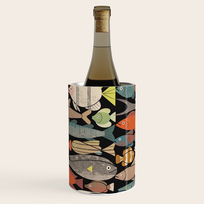 Fish Crowd No. 1 Wine Chiller Gallery Image 2