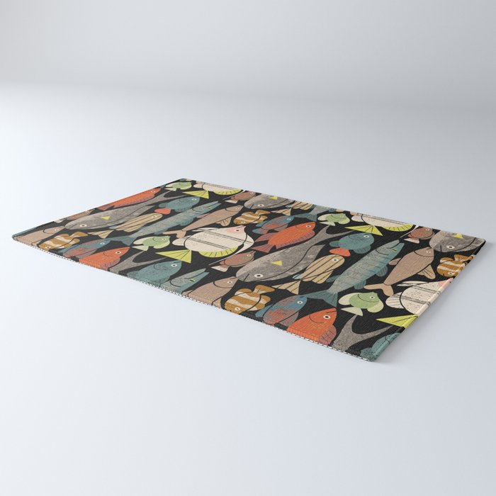Fish Crowd No. 1 Rug Gallery Image 3